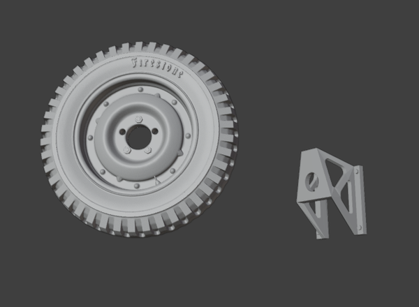 Roue de secours N°2 / Spare wheel N°2