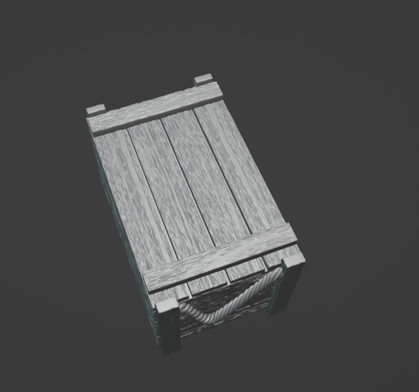 Caisse en bois01/Wooden crate 1/16 (g)