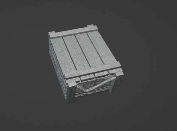 Caisse en bois02/Wooden crate 1/16(g)