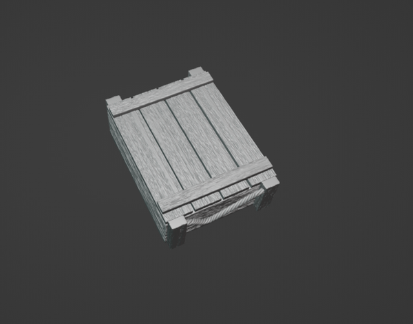 Caisse en bois04/Wooden crate 1/16(g)