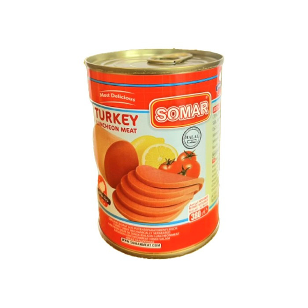 SOMER LANCHEON RUNDVLEES 340 G  مرتديلا سومر دائري 340 غرام //