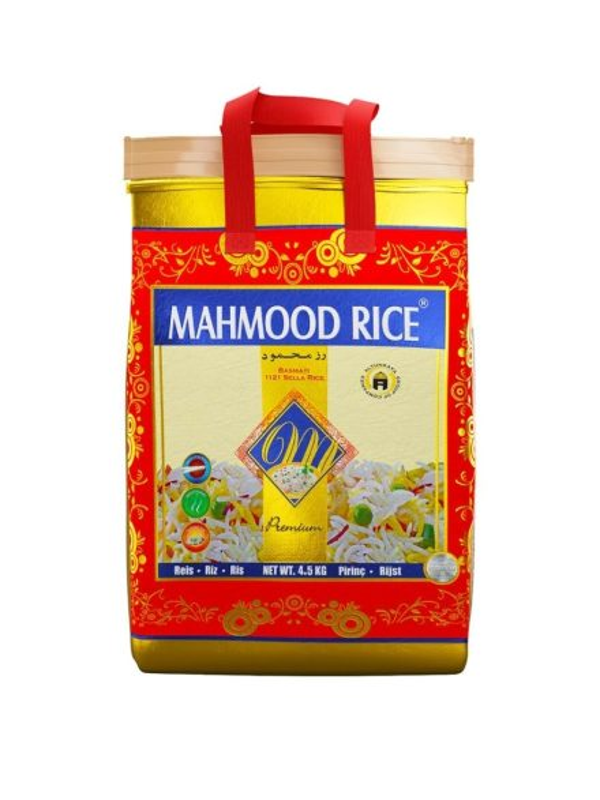 MAHMOOD 1121 Sella Basmati Rice 4,5 KG رز محمود 4,5 كغ