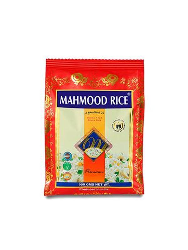 MAHMOOD Sella Basmati Rice plastic bag رز محمود 900 غ