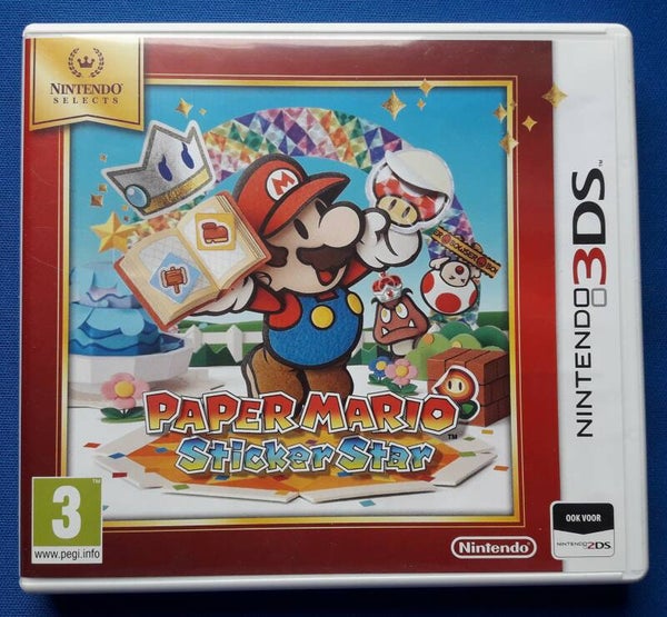 Paper Mario Sticker Star (Nintendo Selects) - 3DS