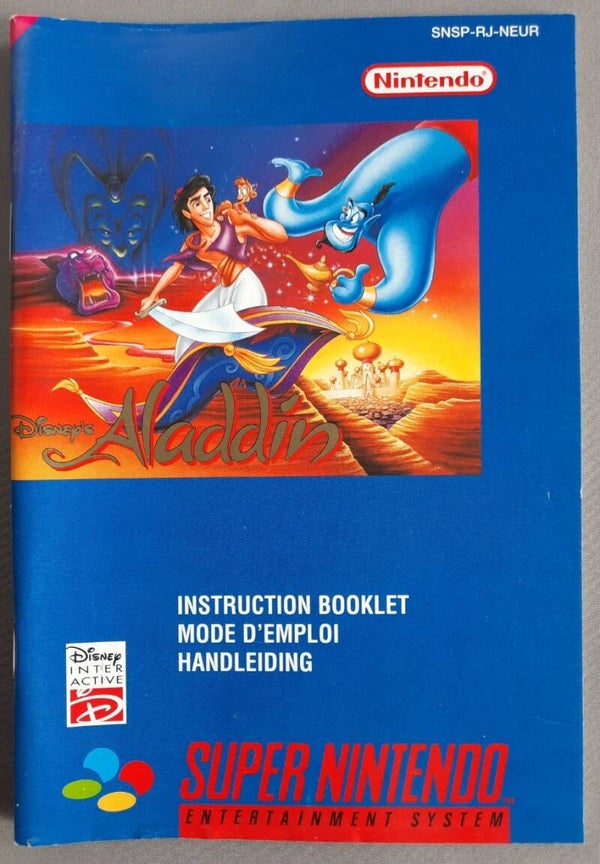 Aladdin - Handleiding (SNES)