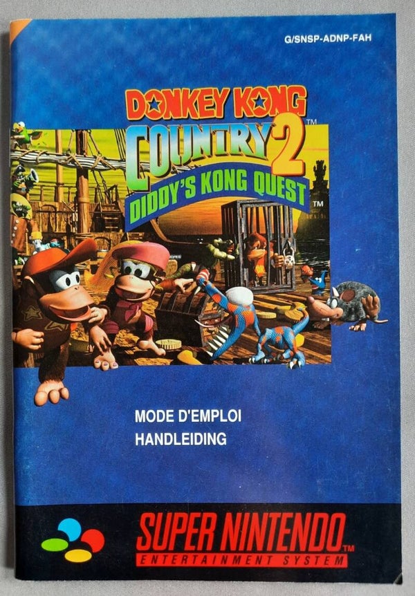Donkey Kong Country 2 - Handleiding (SNES)