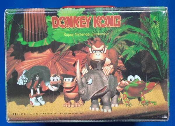 Vintage Donkey Kong SNES Game opbergkoffer