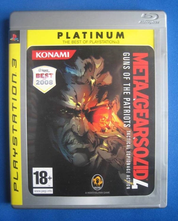 Metal Gear Solid 4: Guns of the Patriots (Platinum) - PS3