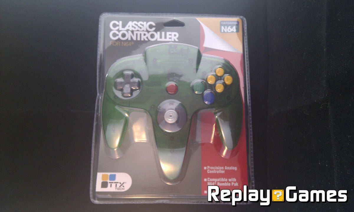 Nintendo 64 Controller Transparant GROEN
