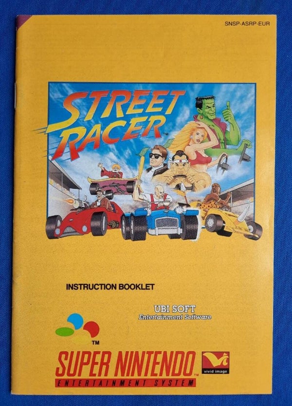 Street Racer - Manual  - SNES