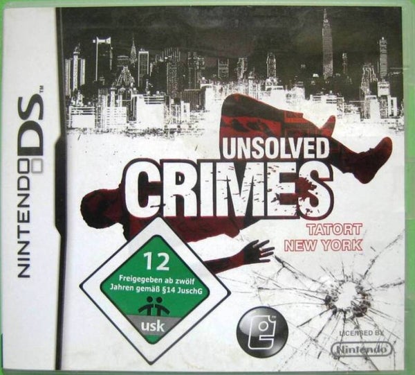 Unsolved Crimes - DS Game