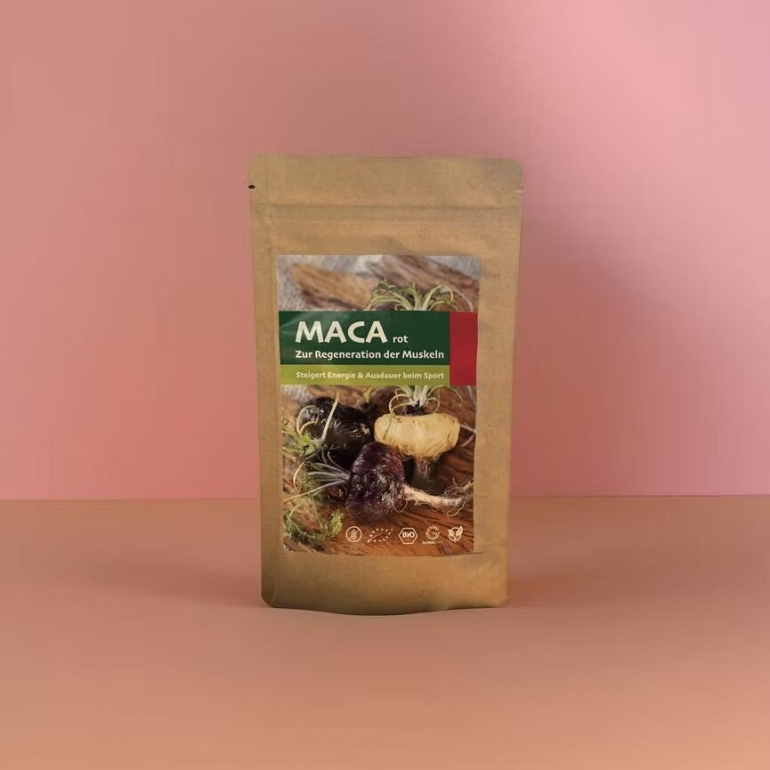 Maca Rot Pulver 500g