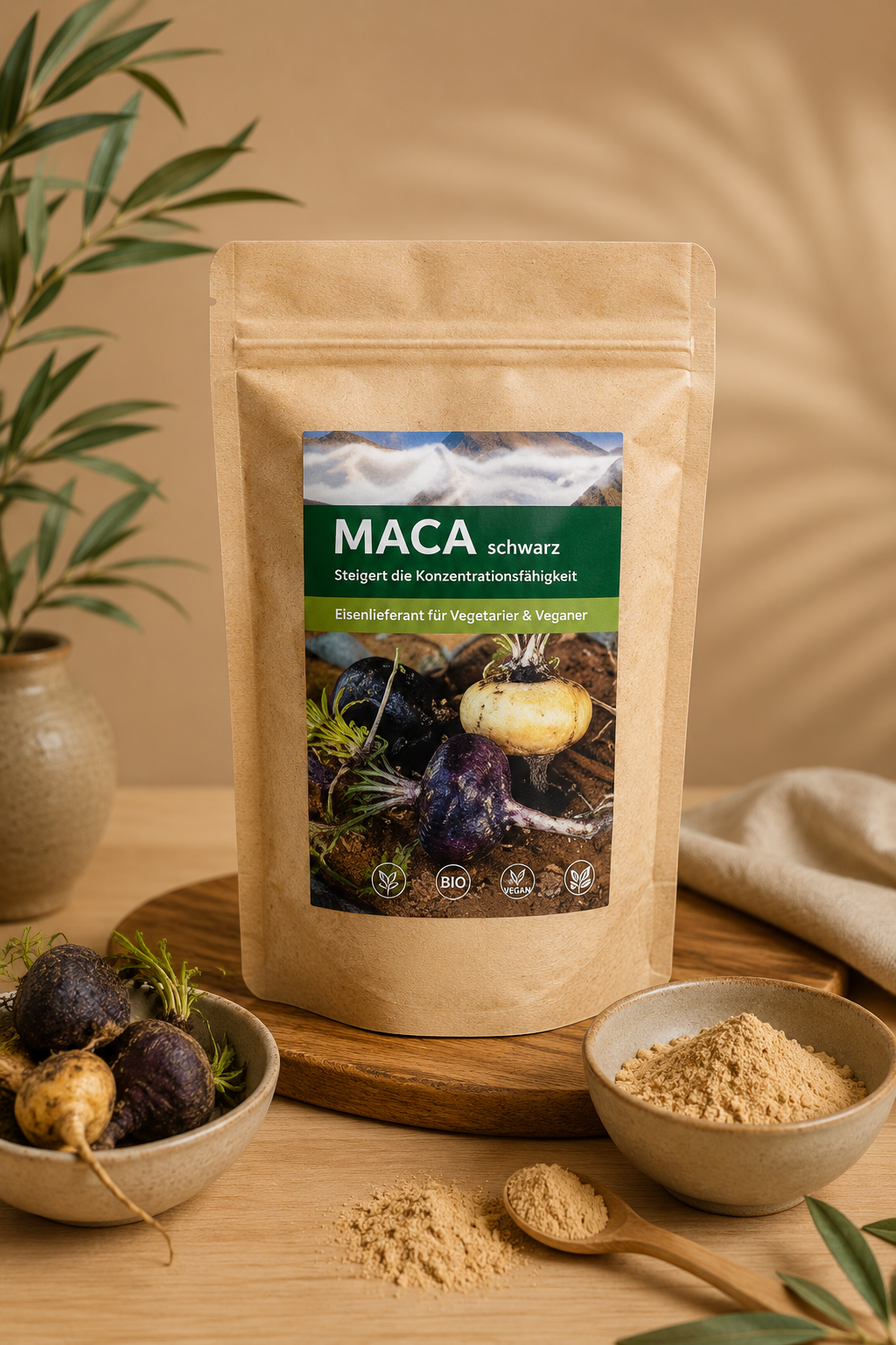 Maca Schwarz Vita Sports 500g