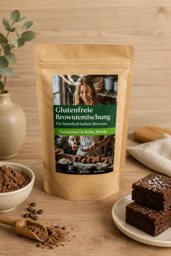 Glutenfreie Browniemischung Vita Sports 320g