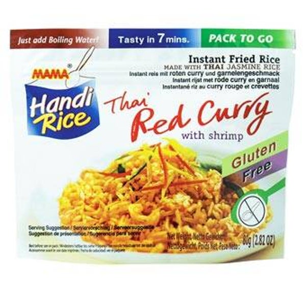 Red Thai Curry mit Shrimps