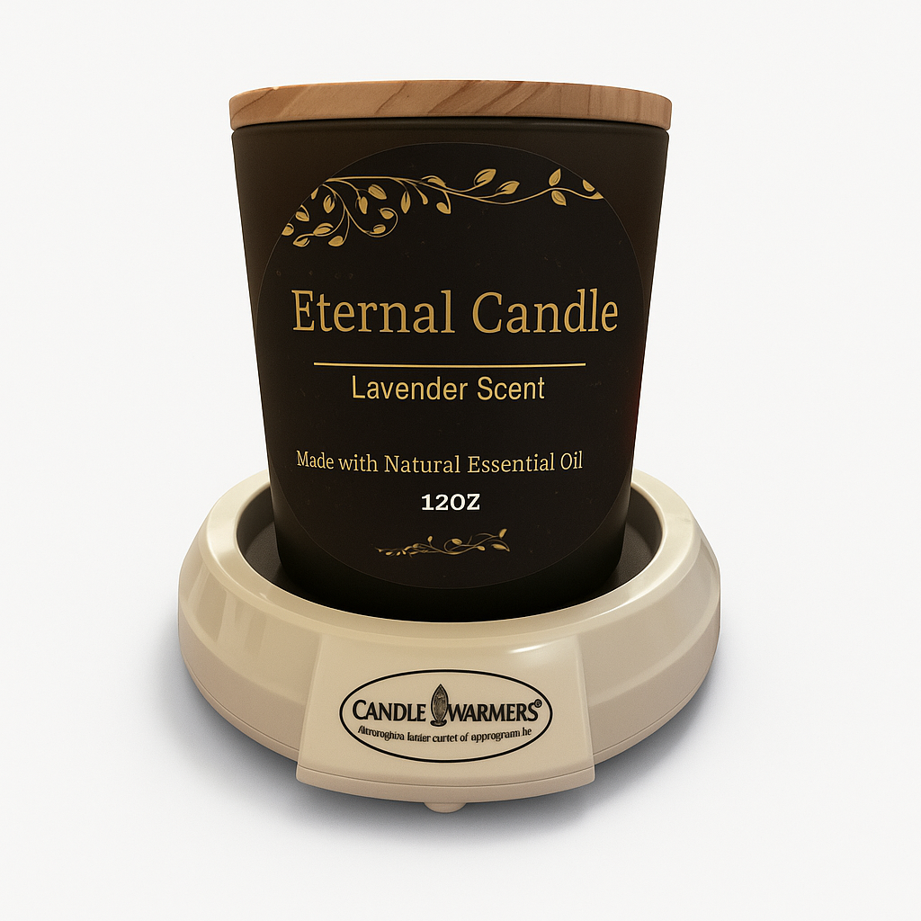 Lavender Aromatherapy Candle | Organic Wax & Flameless Warmer – Eternal Candle