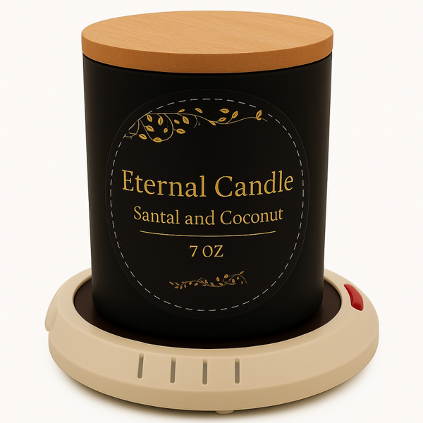 Eternal Candle – Santal & Coconut scent 7 OZ