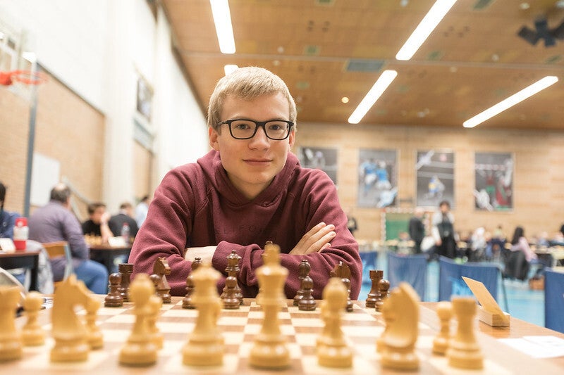 Foto van schaaktrainer Jonas Hilwerda