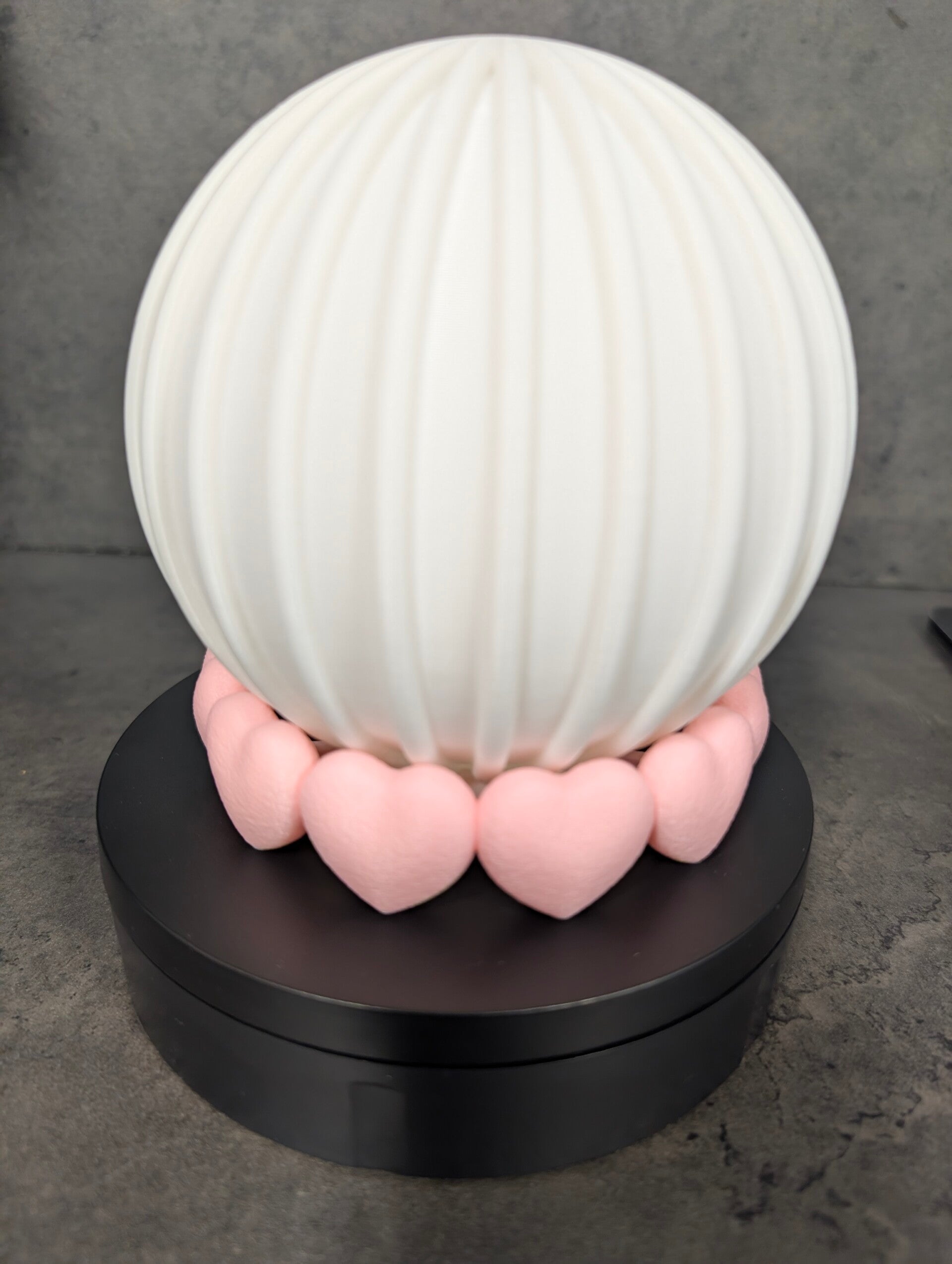 009 Teelichtlampe mit Herzsockel