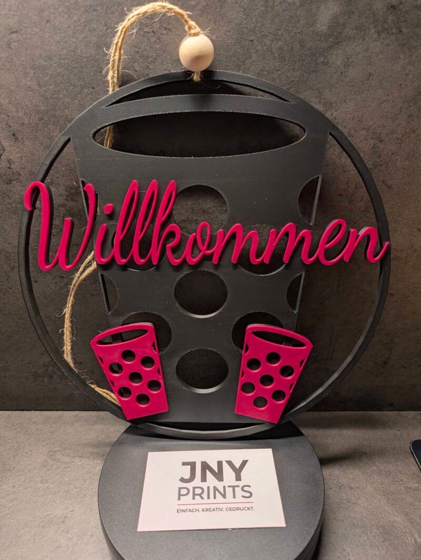 031 Türschild "Willkommen"