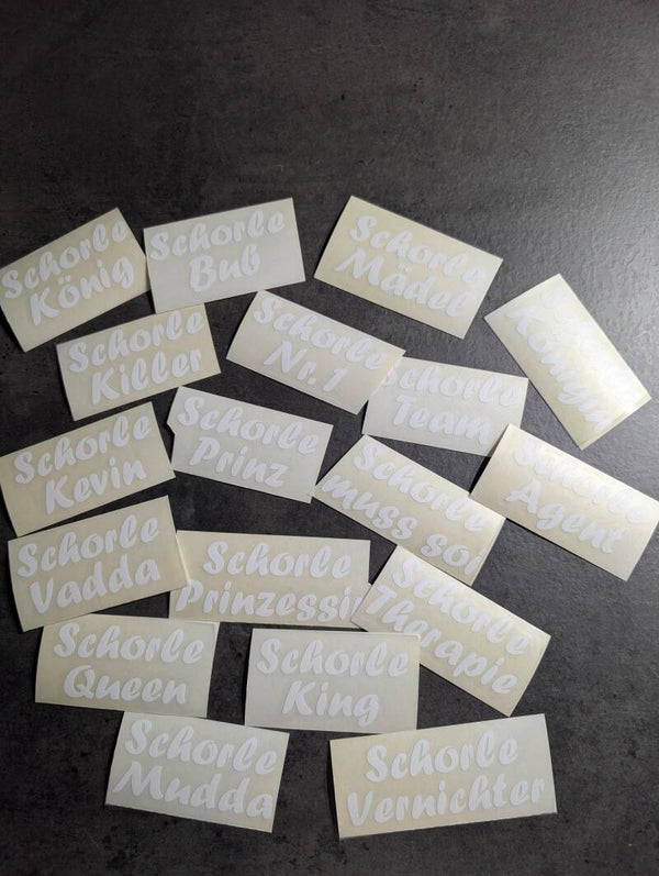 P07 Schorle-Sticker