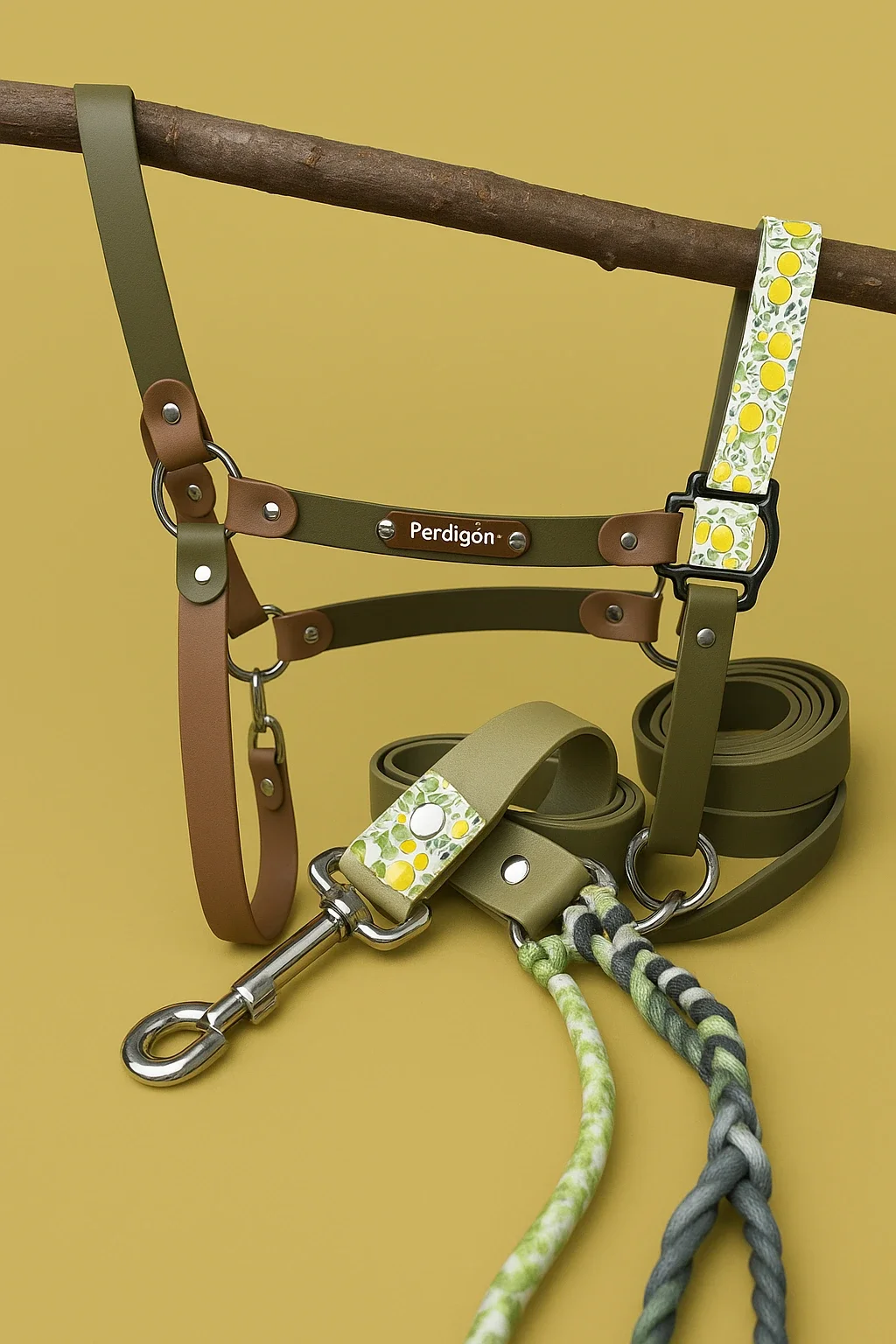 🐴 Ensemble Licol + Longe en Biothane – Taille MINI-CHEVAL