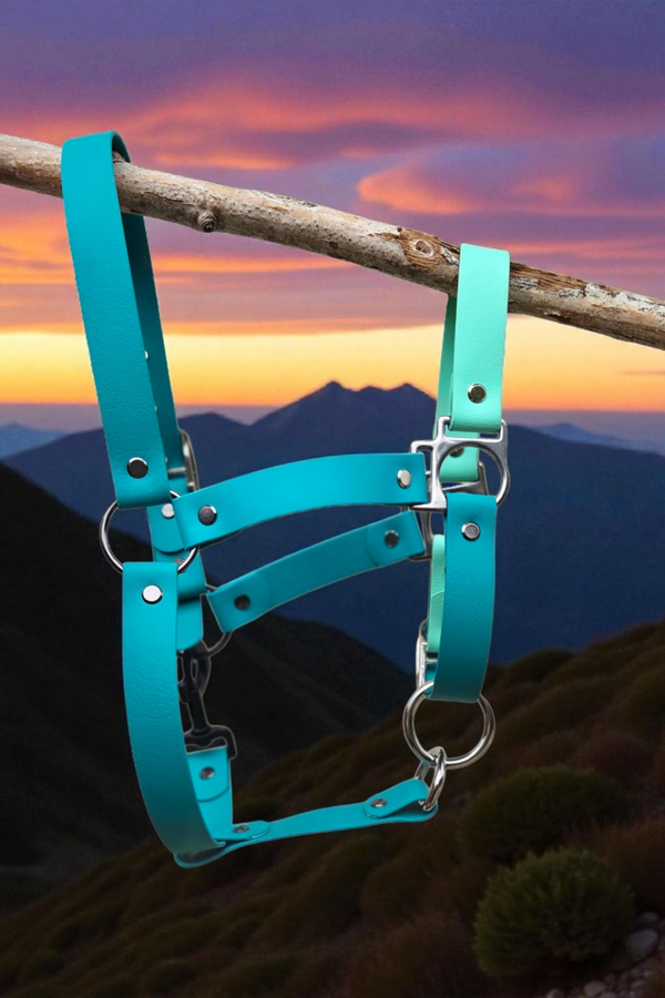 Licol lagune/ bleu carribean taille poney