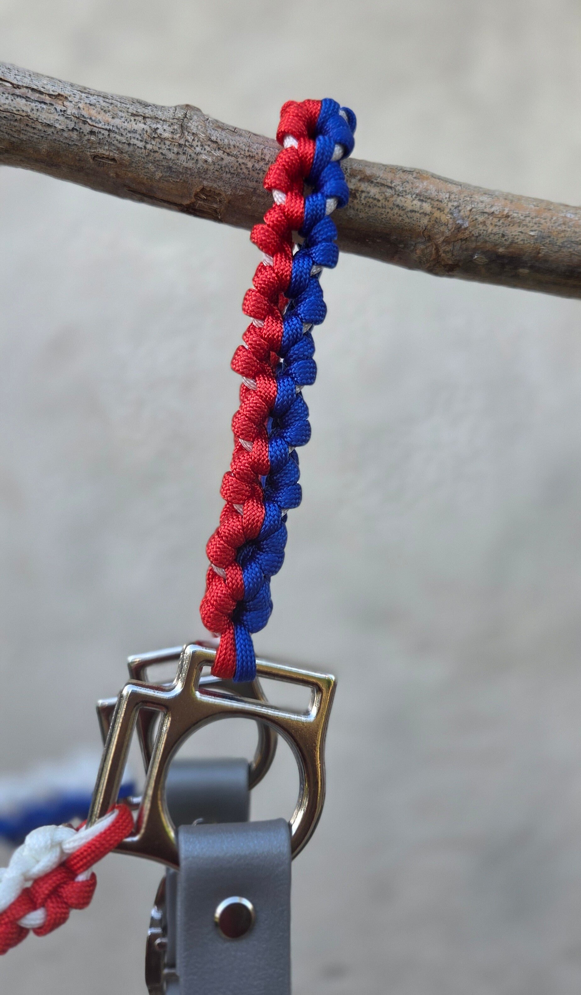 Licol biothane et paracorde fleur taille FULL