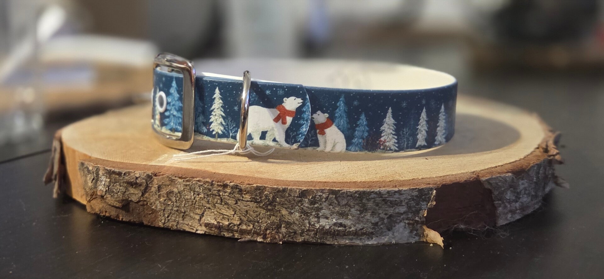 Collier édition de noël Ours polaire