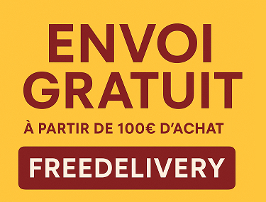 Transport gratuit à partir de 100€