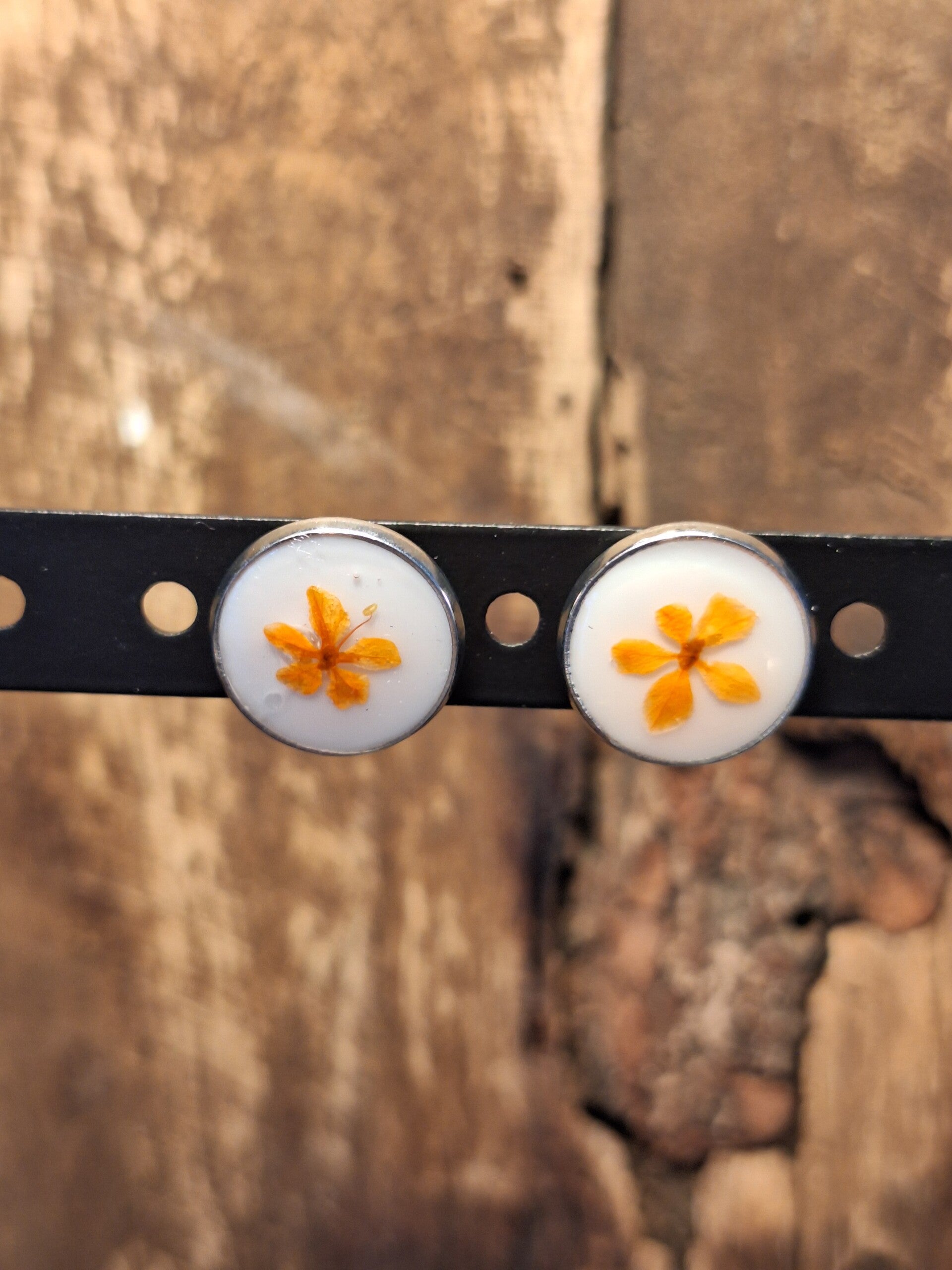 Oorknopjes Orange Flower