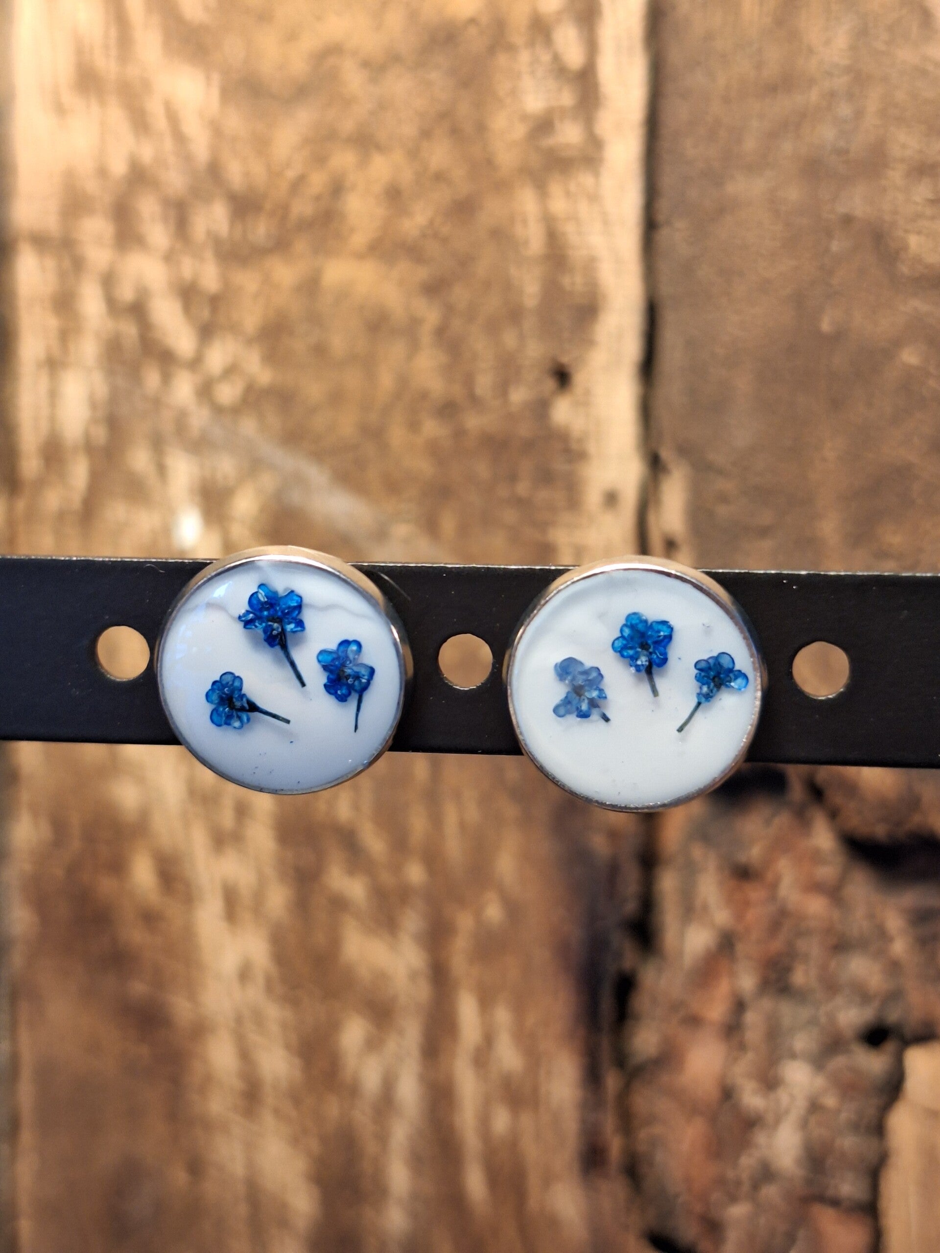 Oorknopjes Little Blue Flowers