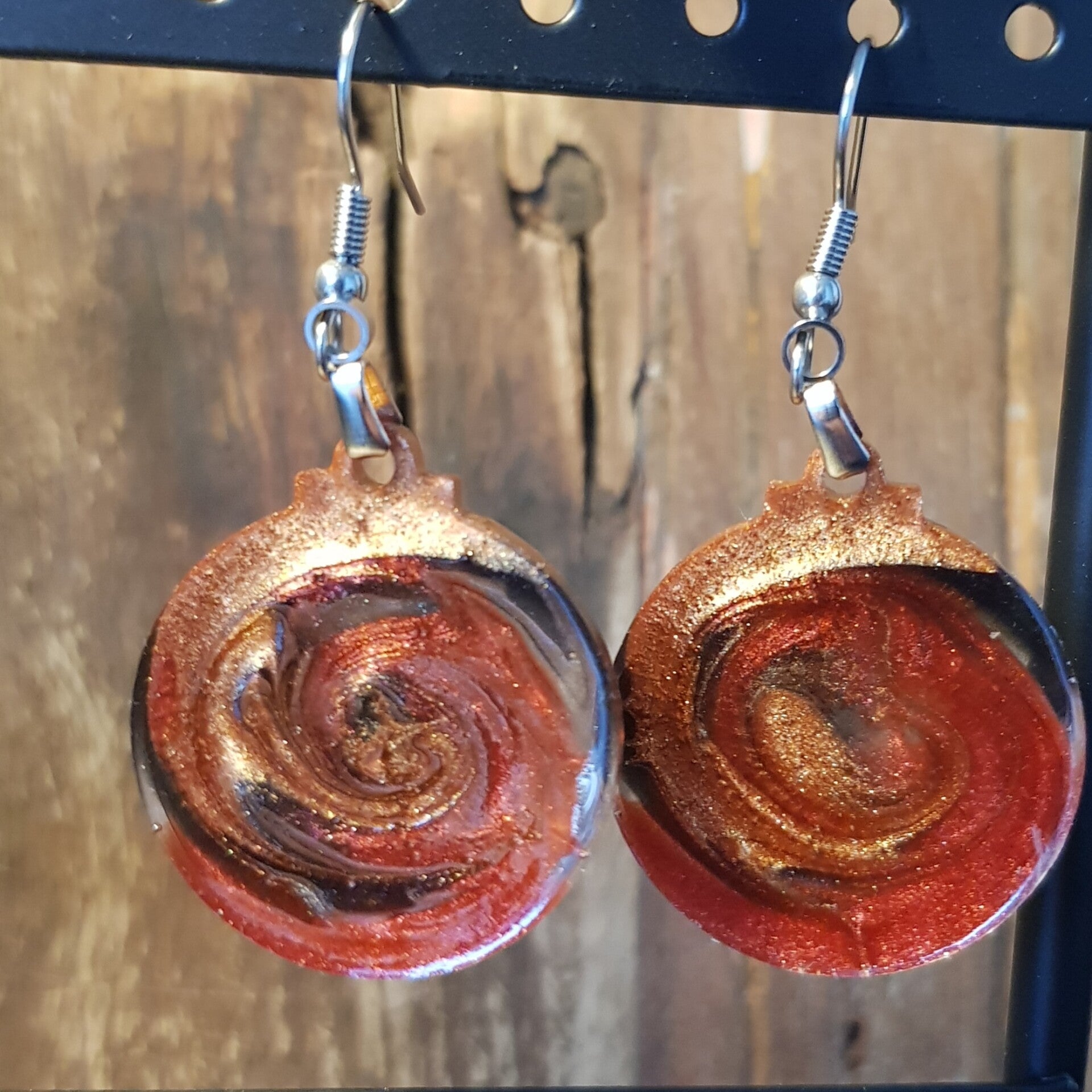 Oorbellen Kerstballen