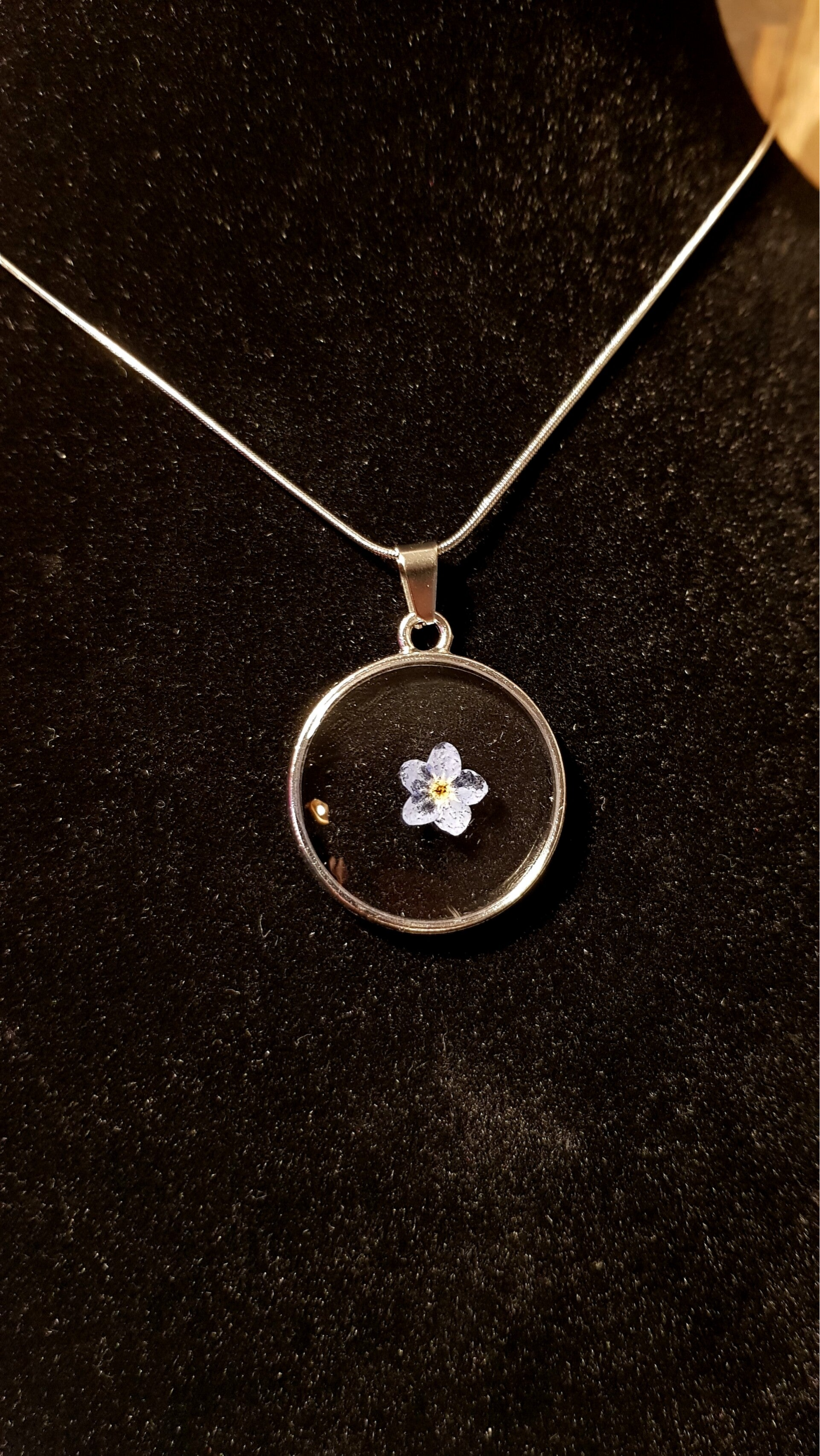 Hanger Vergeet me niet transparant