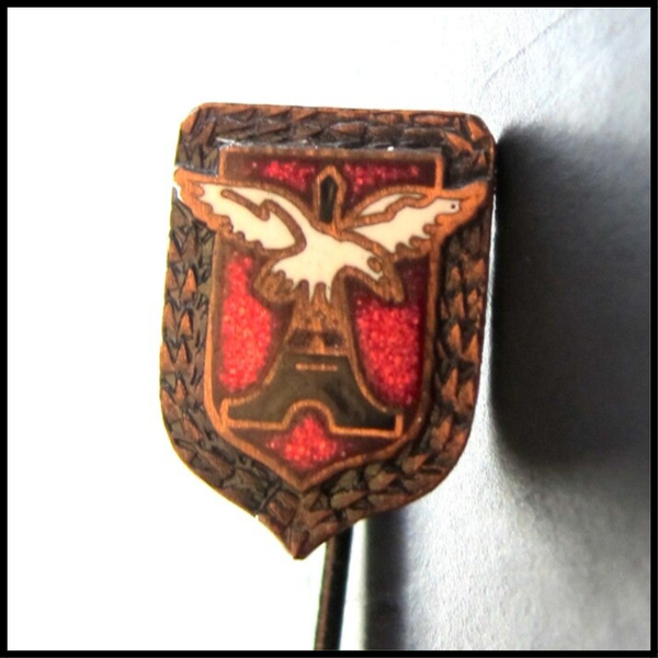 Luftwaffe Anstecknadel Staffelnadel Aufkl.Gr(F)/124 2WK WW2 Unit Pin badge
