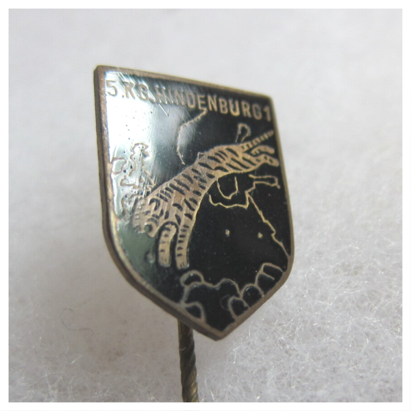 Luftwaffe Staffelabzeichen der 5. Staffel Kampfgeschwader 1 "Hindenburg"