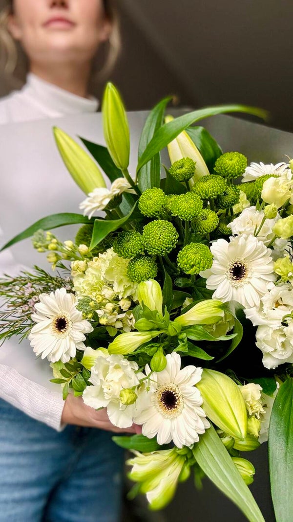 Boeket ''Witte Elegantie''