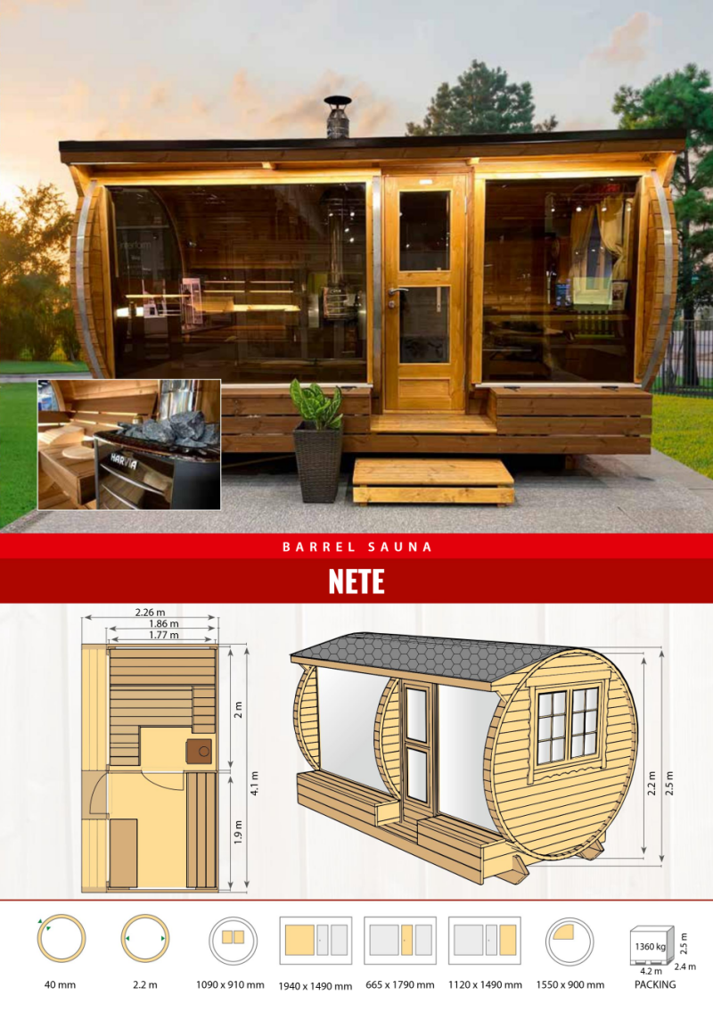 Sauna Barrel - Nete