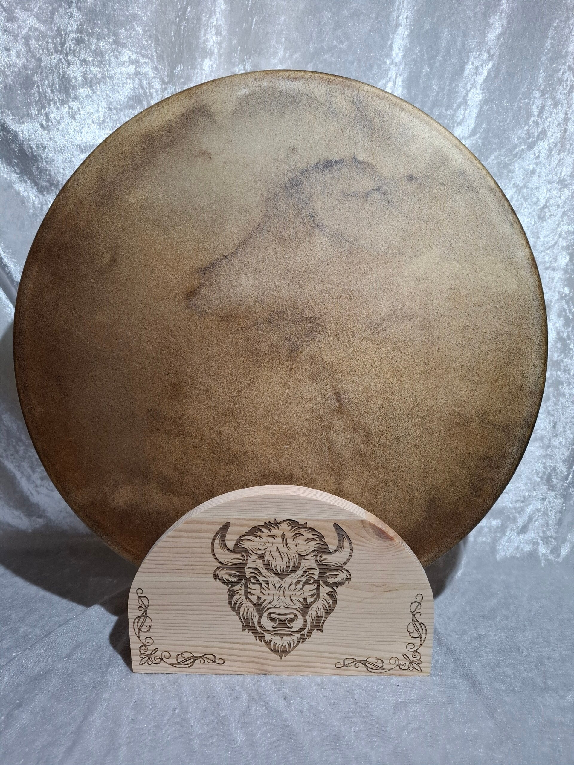 Présentoir à tambour tête de bison