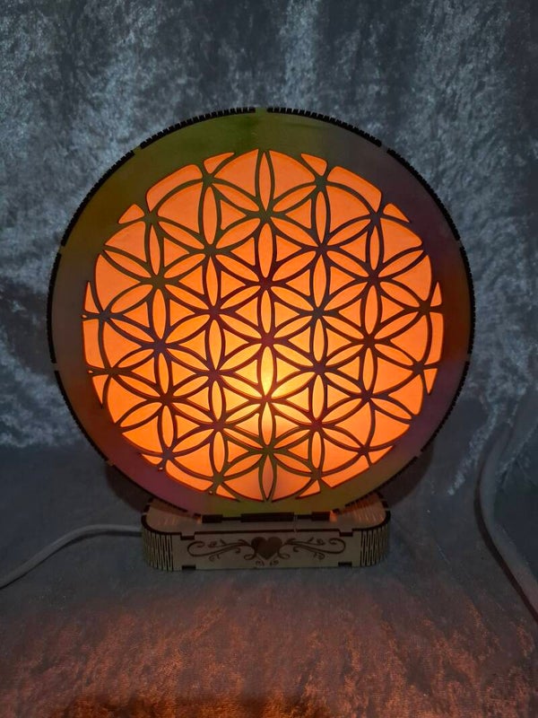 Lampe Fleur de vie petit modèle