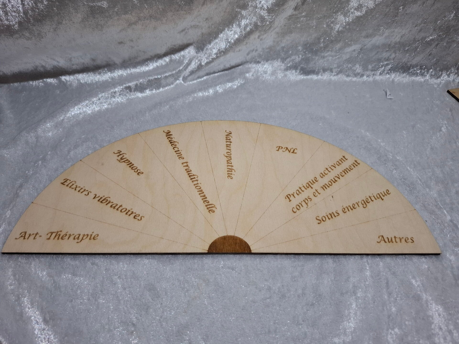 Demi lune pour planche à penduler (Médecine douce)