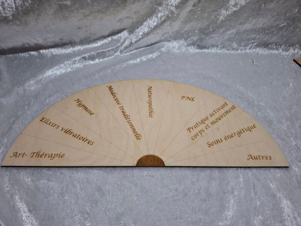 Demi lune pour planche à penduler (Médecine douce)