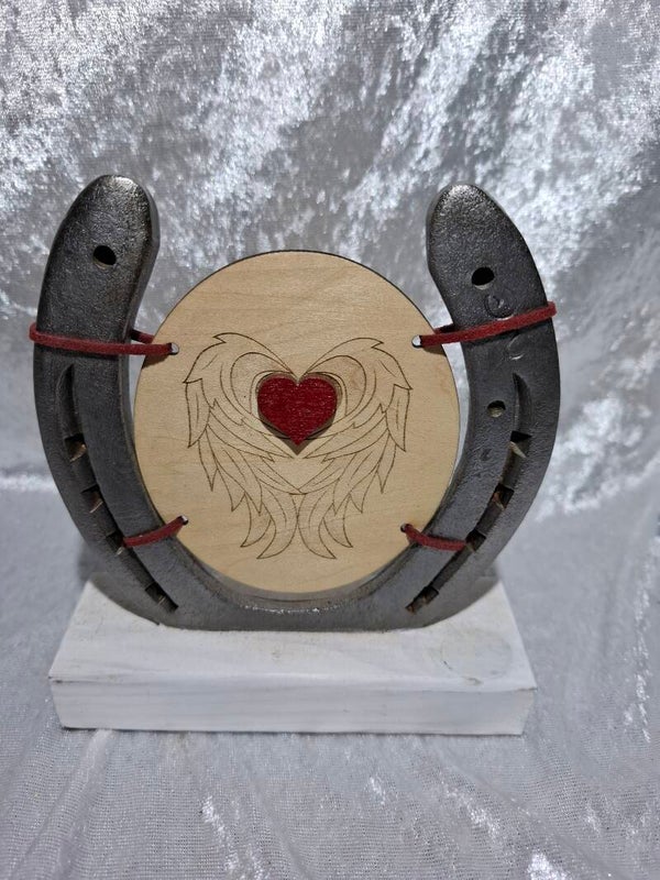 Fer sur socle ailes d'ange