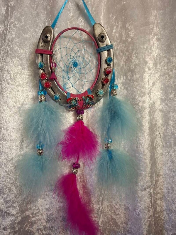 Attrape rêves fer a cheval Dragon