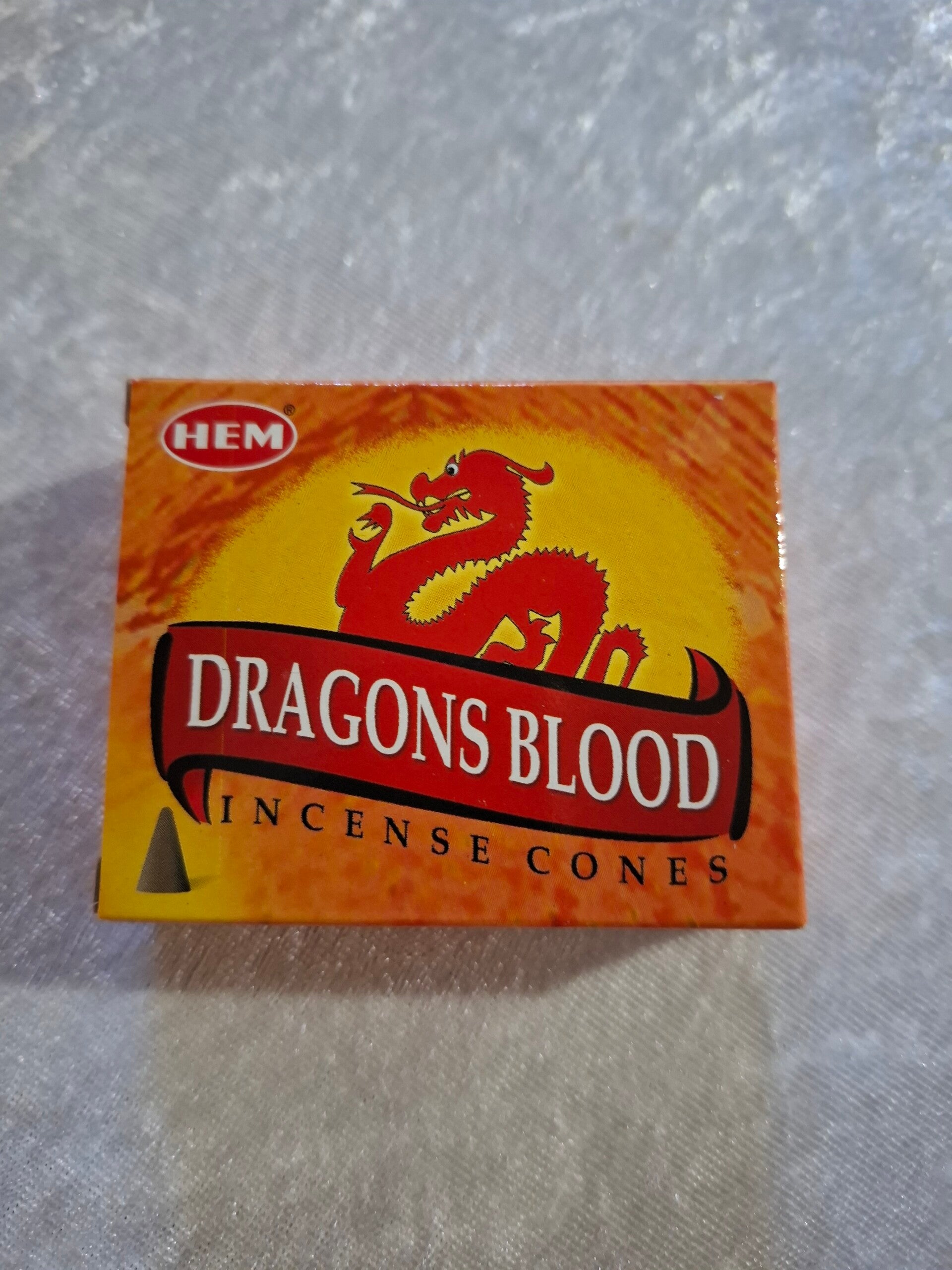 Boite encens cônes sang de dragon