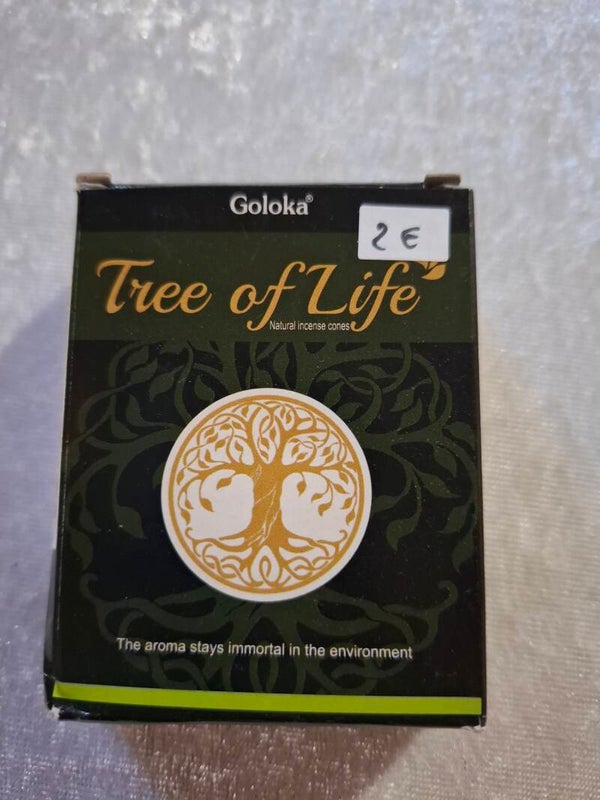 Boite encens cônes arbre de vie
