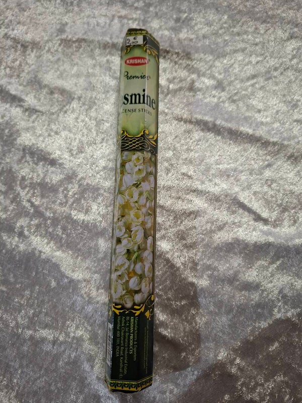 Boite d'encens en bâtonnets jasmin krishan