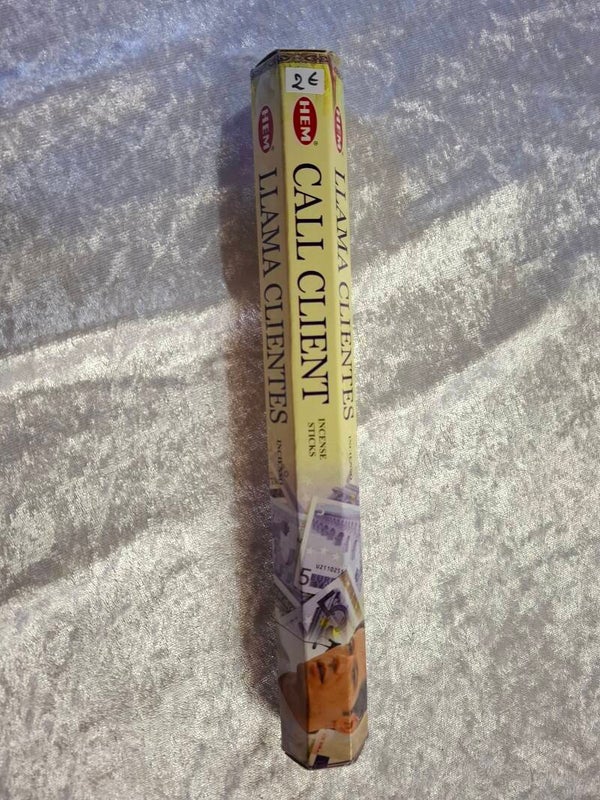 Boite d'encens en bâtonnets call client