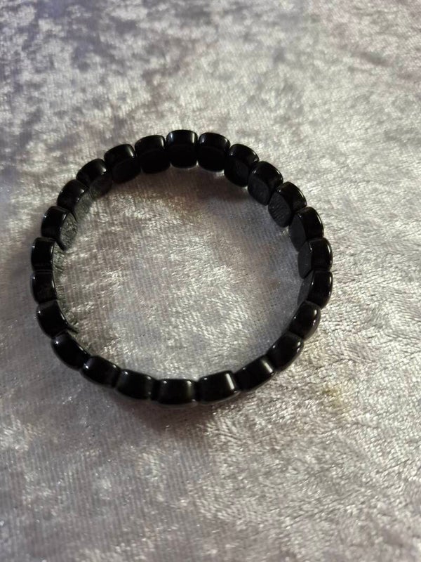 Bracelet obsidenne oeil céleste