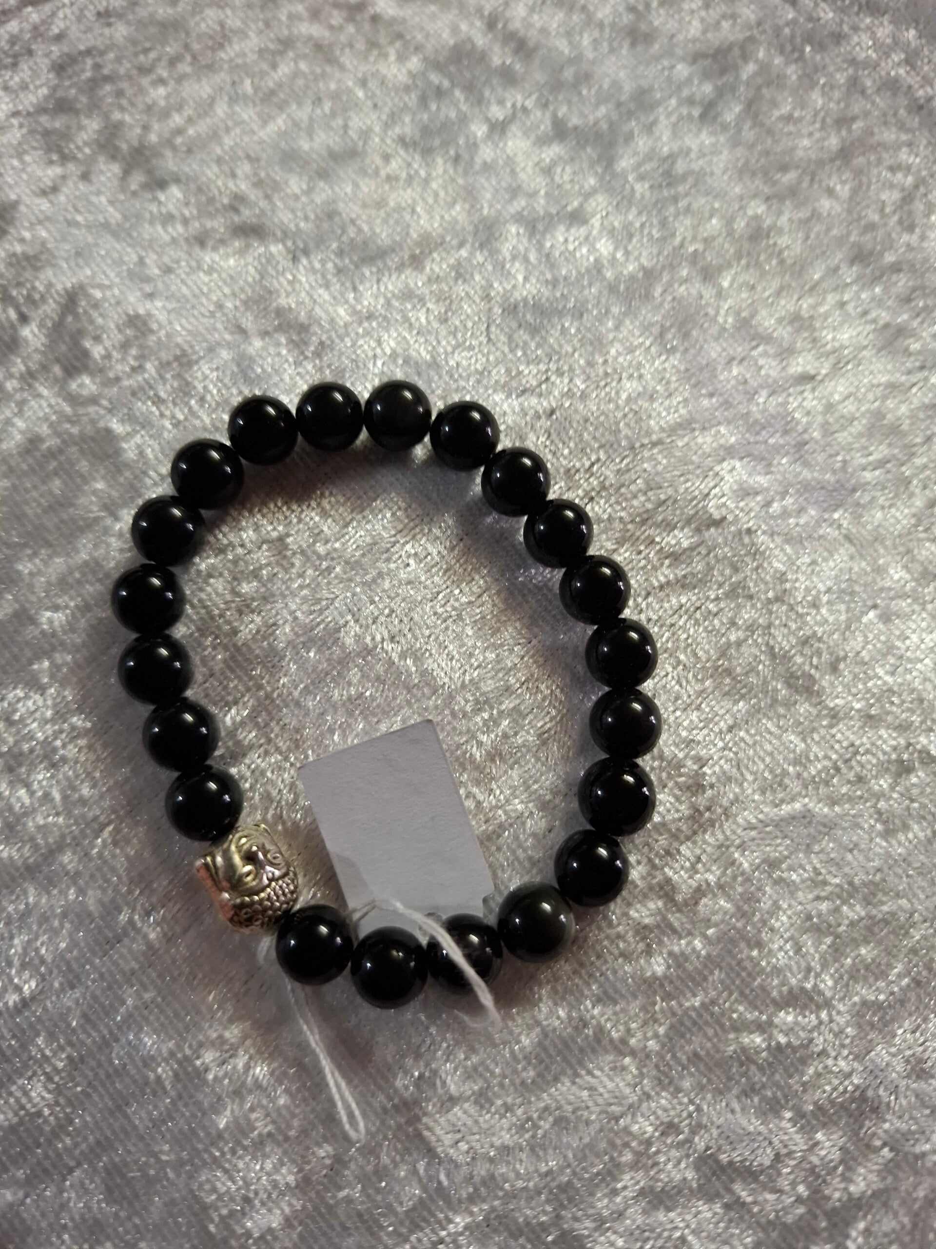 Bracelet obsidenne oeil céleste